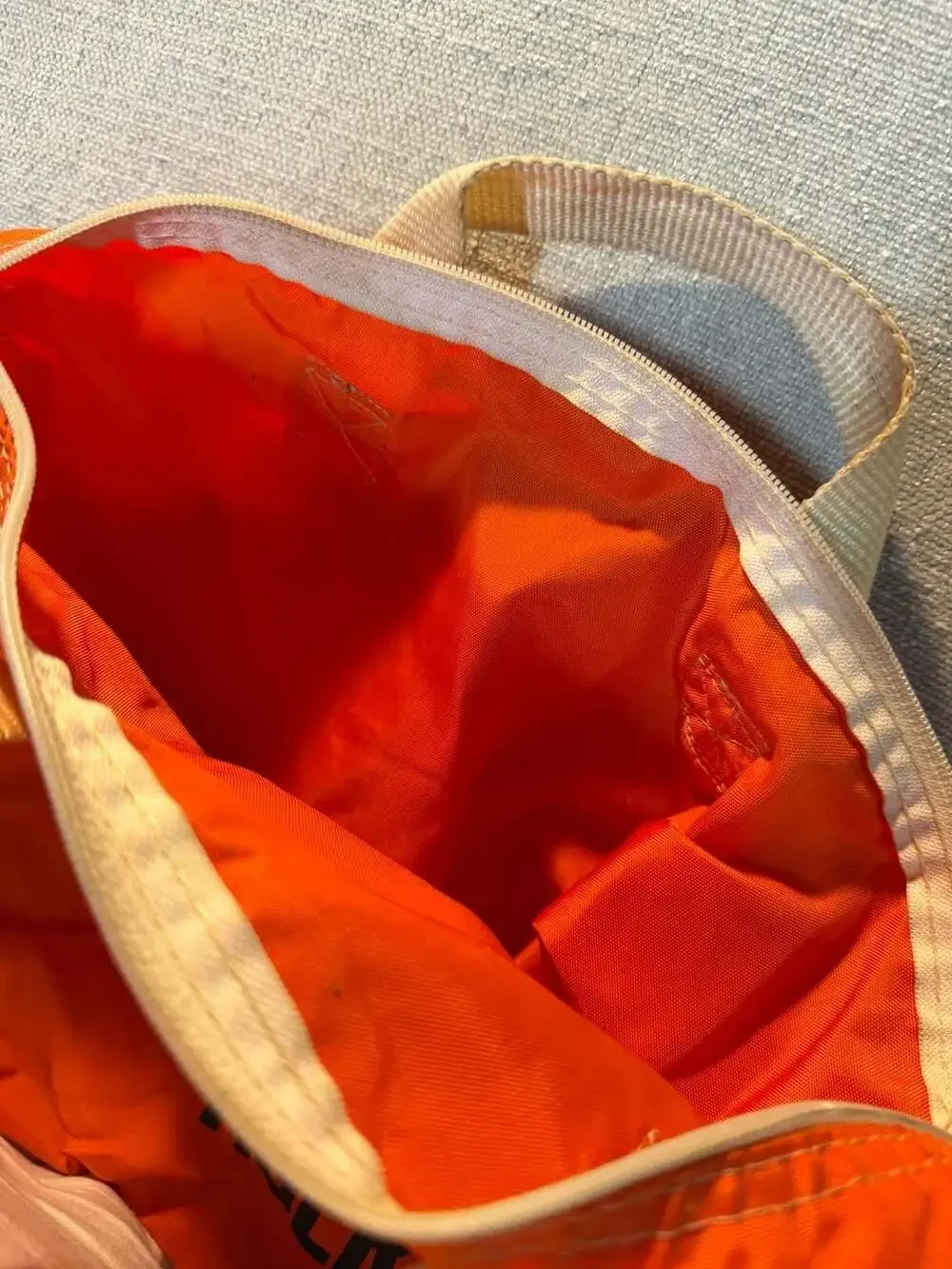 Vintage Hughes-Kirk Tigers School Mascot Small Duffle Gear Bag